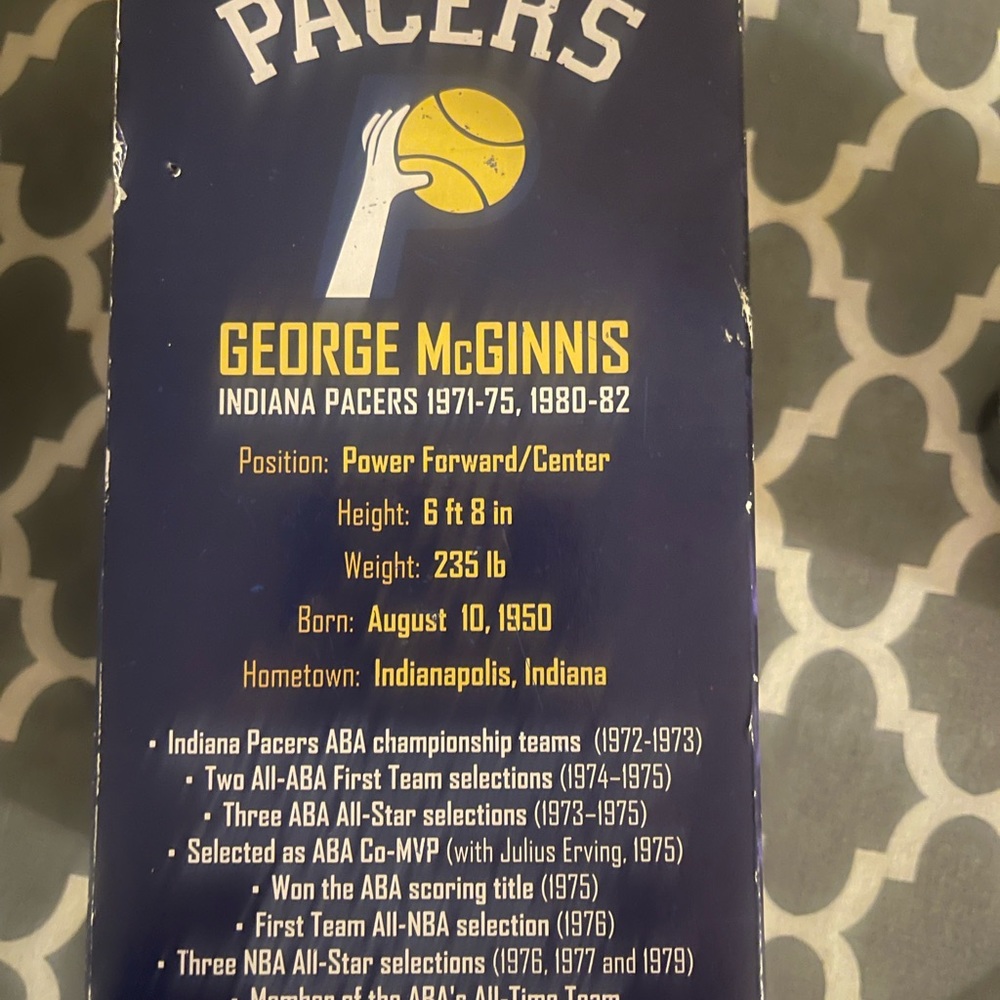 George McGinnis Limited Edition Bobblehead
